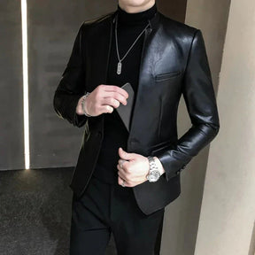 Jaqueta de Couro Masculina Sampaio® S1280