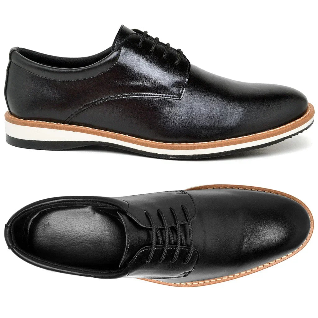 Sapato Casual Masculino Oxford Derby