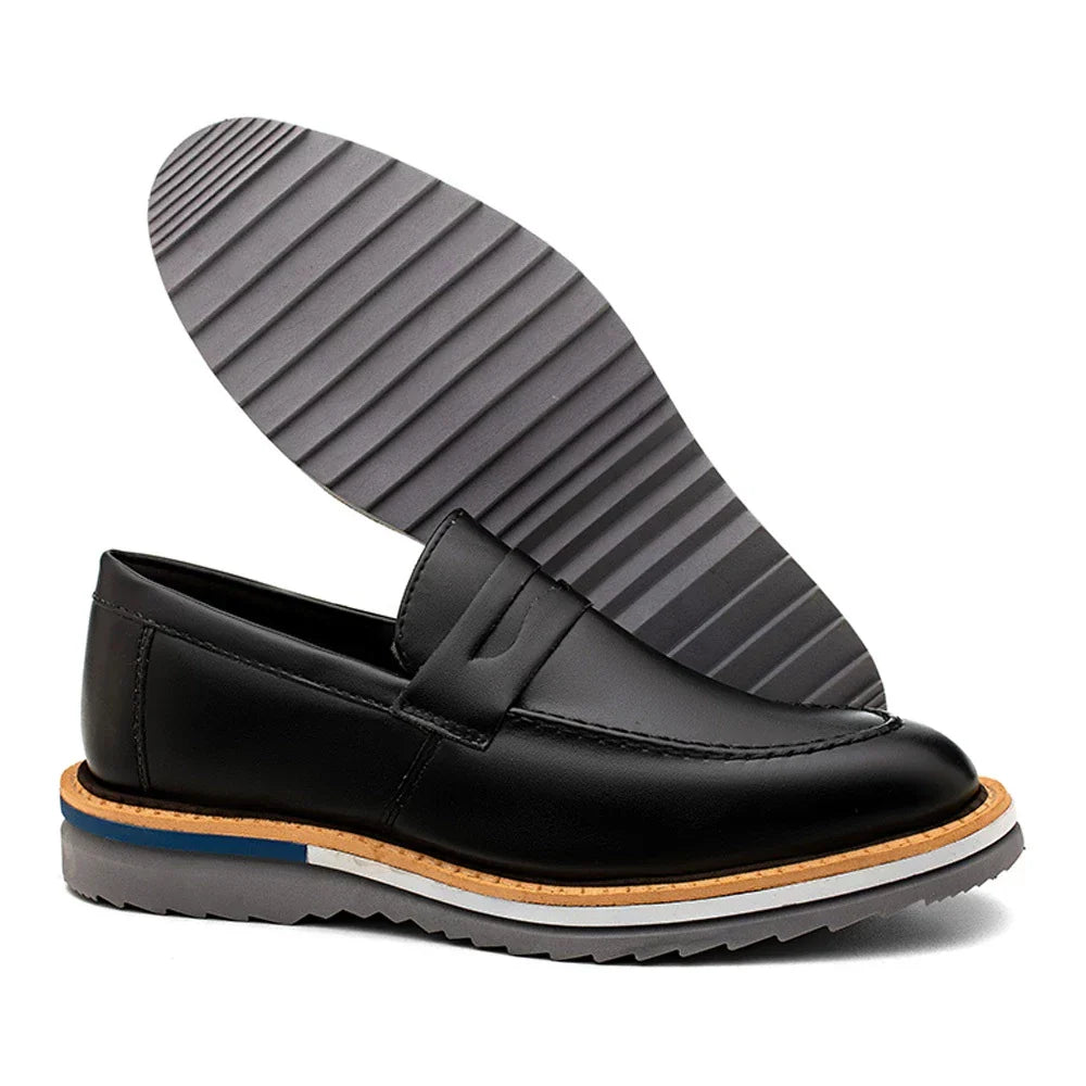 Sapato Mocassim Loafer Oxford Italiano Premium Classic