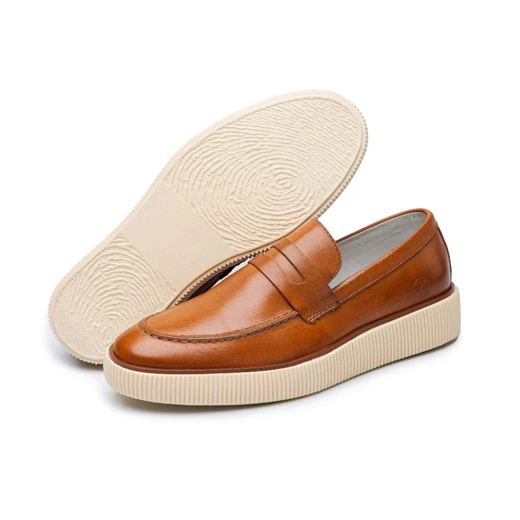 Sapato Social Masculino Mocassim Couro Legítimo Casual