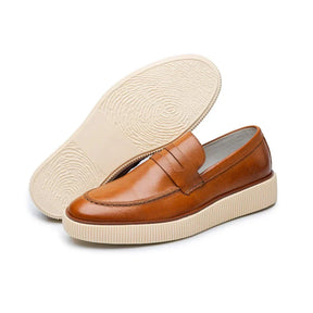 Sapato Social Masculino Mocassim Couro Legítimo Casual