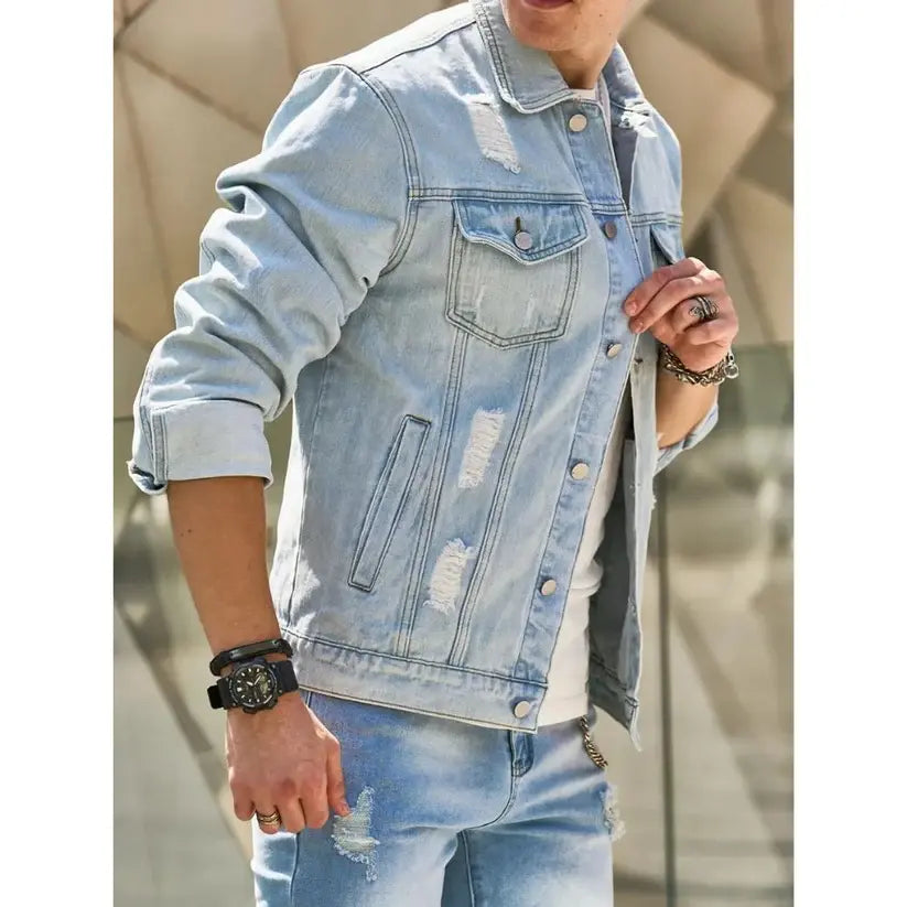 Jaqueta Jeans Masculina Hyper Bellvian - BL213