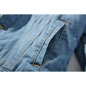 Jaqueta Jeans Masculina Moderna Bellvian - BL176