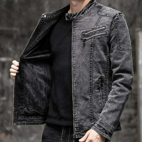 Jaqueta Jeans Masculina Vintage Bellvian - BL177