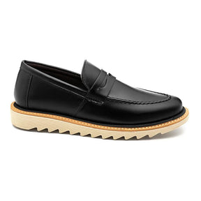 Sapato Mocassim Casual Loafer Tratorado Confort Premium