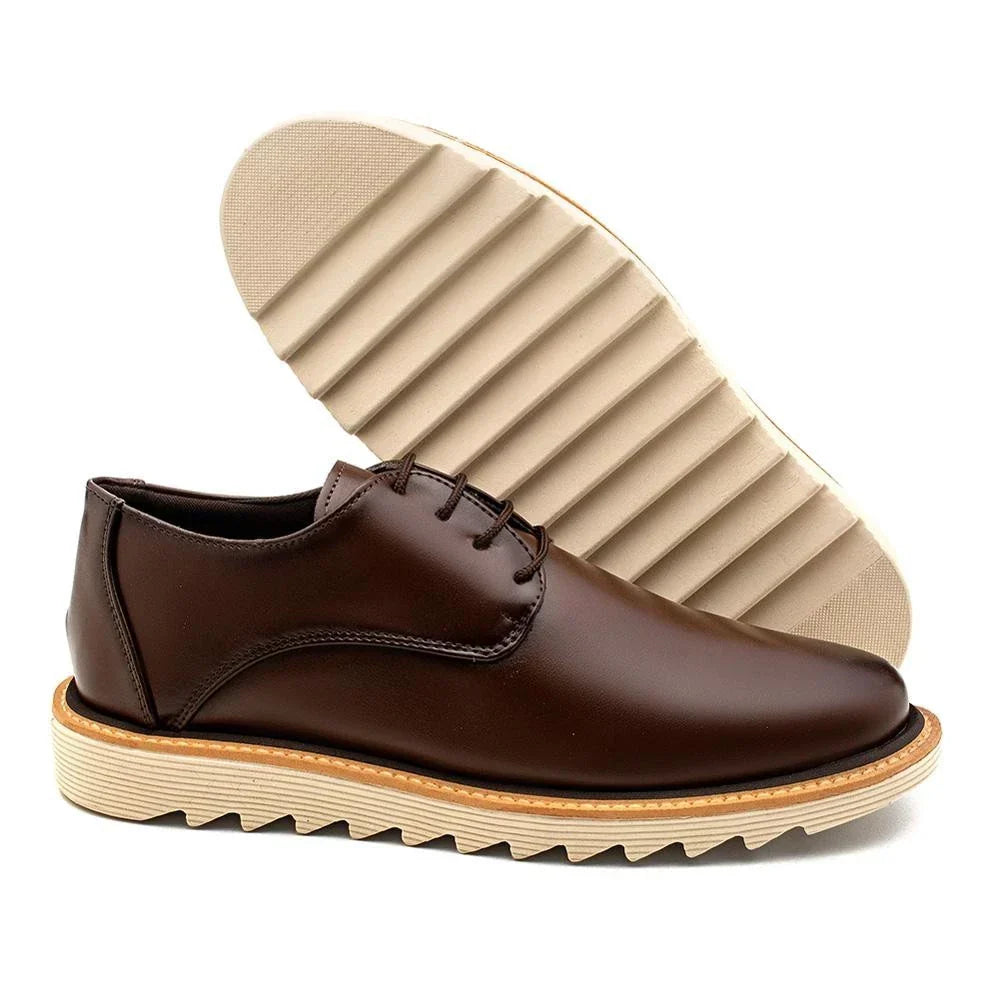 Sapato Derby Casual Masculino – Elegância e Conforto para o Dia a Dia
